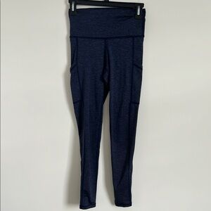 Navy High-Waisted Leggings